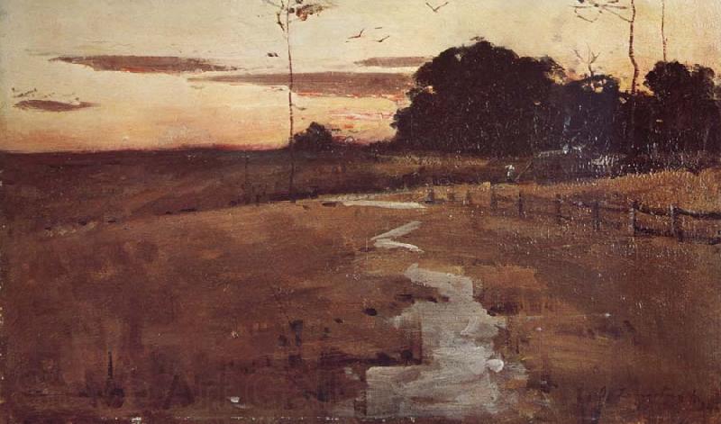 John Longstaff Twilight Landscape Spain oil painting art